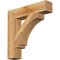 Ekena Millwork Imperial Block Rough Sawn Bracket, Western Red Cedar, 6"W x 30"D x 30"H BKT06X30X30IMP05RWR - alternate 1